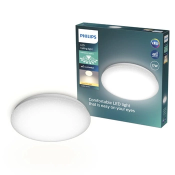 LED Plafond Deckenlampe 17W 1700lm 2700K Warm Star Effekt Moire CL200 Philips