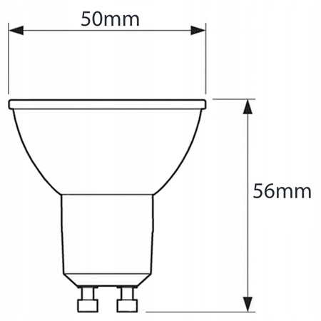 LED Lampen GU10, Glühbirne verstellbar 6W = 50W 580lm 24° 36° 60° 6500K kalt LUMILED