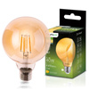 LED-Lampe E27 Globe G95 4W = 40W 470LM 2000K warmweiß 360° Amber Filament LUMILED