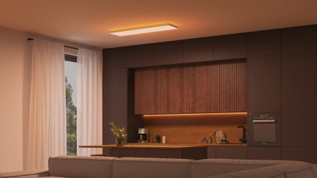 LED-Panel Deckenanbauleuchte 120x30 cm 67W 4800lm IP20 Weiß und Farbe Ambiance RGB + TW Weiß Smart SMART Zigbee Bluetooth Datura Philips HUE