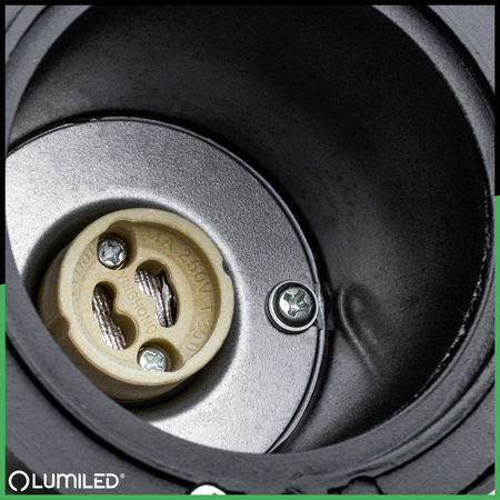 Boden-Einbauleuchte GU10, Bodenstrahler IP65 IK09 Quadratisch CATIO 2 LUMILED