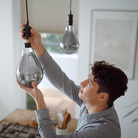 LED Lampen E27 A160 6,5 W = 20 W, 200 lm, 1800 K, warmer Filamentrauch, PHILIPS, dimmbar