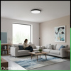 Plafond LED Aufbaumontage MILEO 48W IP44 CCT Weiß Rund 40cm + LUMILED PILOT
