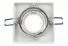 Einbaustrahler GU10, Einbauspot HALOGEN 20mm Quadrat Tube beweglich Weiß MIDI LUMILED