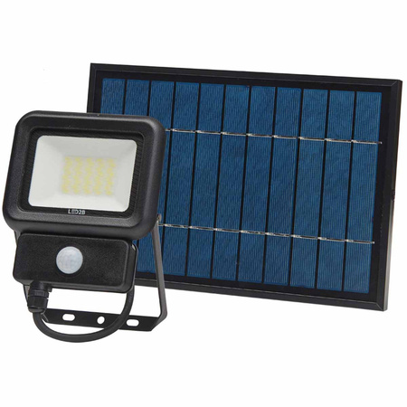 Solar-LED Fluterlampe 20 W 6500 K kalt 1400 lm IP65 Kobi-Bewegungssensor