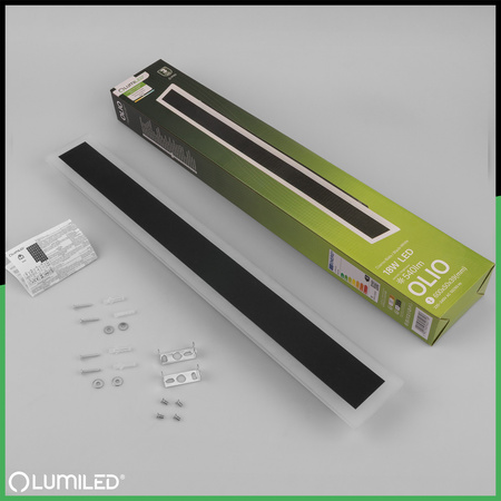 LED-Anbauleuchte OLIO Wandleuchte 18W 4000K 60cm IP65 LUMILED