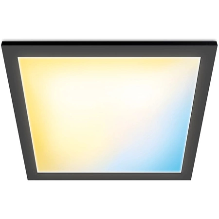 LED-Oberflächenpanel 60x60 Deckenleuchte CASETON 36W Schwarz SMART WiFi WiZ