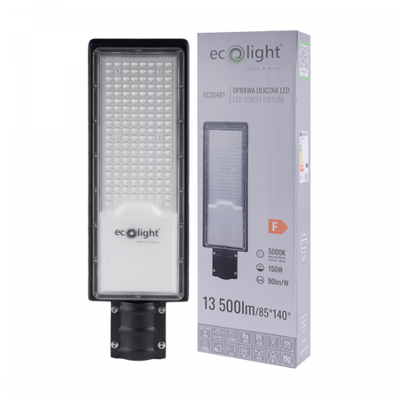 LED-Straßenlampe 150W 13500lm 5000K kaltweiß IP65 ECONOMY Ecolight