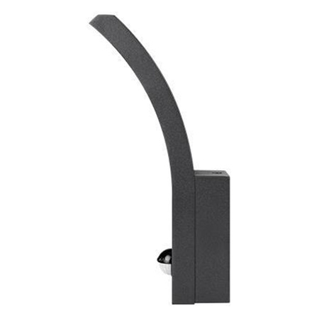 Garten-Wandleuchte LED-Außenleuchte 9W 4000K IP54 mit Bewegungs- und Dämmerungssensor