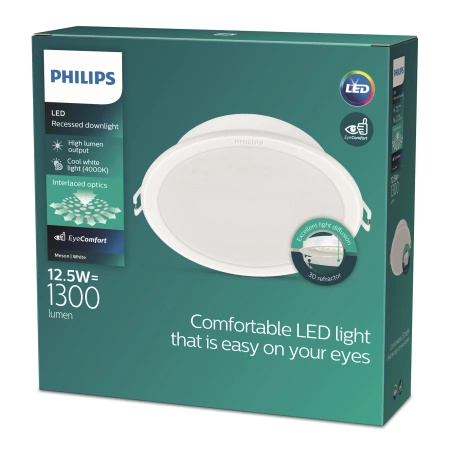 LED-Panel Einbauleuchte MESON 12.5W 4000K 14cm Rundes Downlight PHILIPS