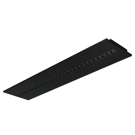LED-Panel-Deckenleuchte 32W 120x30cm 3850lm 4000lm Neutral 90° bündig montiert Schwarz Kanlux