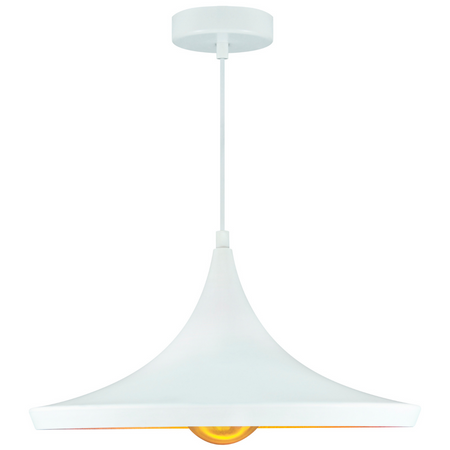 Kronleuchter Hänge-Deckenleuchte IL MIO MODERN P-306A E27 Weiß und Gold - GOLDLUX (Polux)