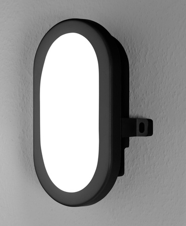 LED-Wandleuchte 5,5W 4000K IP54 Hermetisch Outdoor Schwarz BULKHEAD LEDVANCE