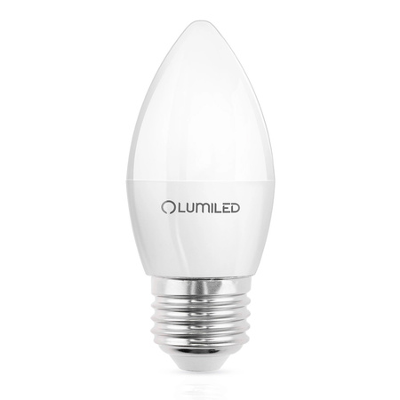 LED-Lampe E27 Kerze B35 8W = 65W 880lm 6500K Kalt 180° LUMILED