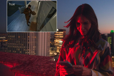 Außenkamera Secure Wireless Weiß Nachtsicht IP65 PHILIPS HUE WIFI Zigbee