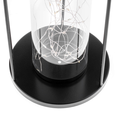 LED-Solarlampe für den Außenbereich Garten stehend Hängelaterne 3000K IP44 46cm Dämmerungssensor