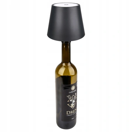 LED Tischlampe Nachtstopper für Weinflaschen 3W 200lm 3000-4000-5000K CCT Anthrazit IP44 Masterled