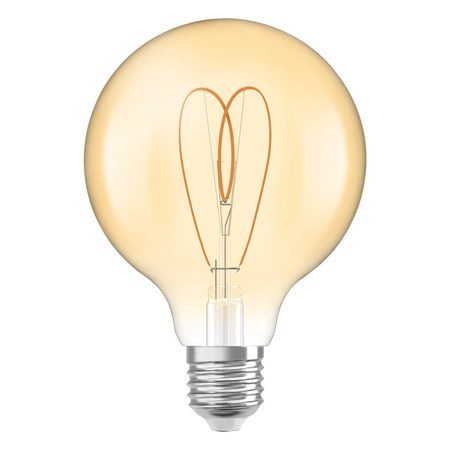 Dekorative LED-Lampe G95 Sphere E27 8W = 60W 806lm 2200K Warm CRI90 300° Amber Dimmbar Vintage 1906 Osram