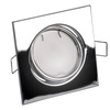 Halogen-Einbauleuchte Bewegliches Quadrat PICTOR Chromblech MR16 GU10 LUMILED