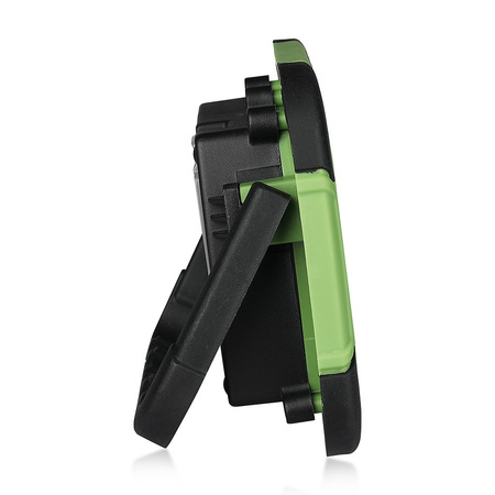 LED Fluter 10W 700lm 6400K IP44 Grün+Schwarz USB wiederaufladbar mit SOS-Funktion Samsung Chip VT-11-R V-TAC