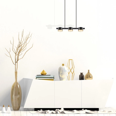 Hängelampe 3x GX53 Schwarz MIRELLA Sanico Goldlux