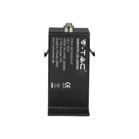 Magnetischer Stromschienenhalter Black Track Light V-TAC