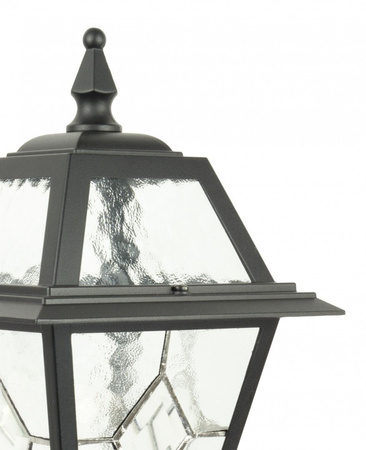 Gartenlaternenlaterne für den Außenbereich E27 Buntglas K 5002/2 N 110 cm schwarz Su-Ma