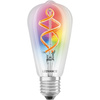 E27 ST64 LED Leuchtmittel 4,5W = 30W 2700K Warm RGB 300lm 300° LEDVANCE SMART+ WIFI Filament Dimmbar
