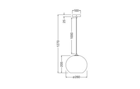 Dekorative Decke Pendelleuchte E27 Überhang Braun Karton Dekor Ledvance