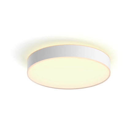 LED Plafond Deckenleuchte Enrave Weiß 33.5W 42.5cm CCT PHILIPS HUE Bluetooth + Dimmschalter