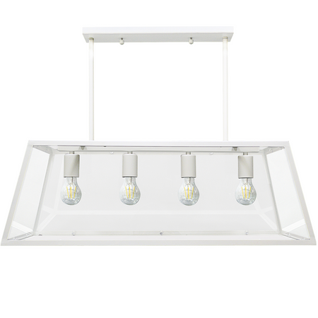 IL MIO FINLAND Pendel-Deckenleuchte 4xE27 Weiß - GOLDLUX (Polux)