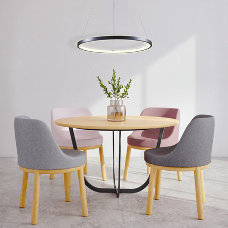 LED-Pendelleuchte 20W 2600lm 4000K Neutral 120° Schwarz LEA Sanico Goldlux