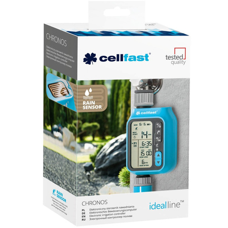 Elektronische Zeitschaltuhr Digitale Gartenbewässerung Programmierer Chronos IDEAL CELLFAST