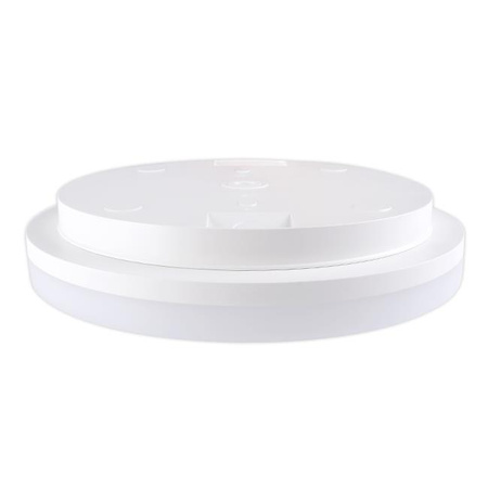 LED Decke Plafond Badezimmer Aufputz 18W 1880lm 4000K neutralweiß mit Bewegungsmelder Rund Weiß IP54 Minos Masterled