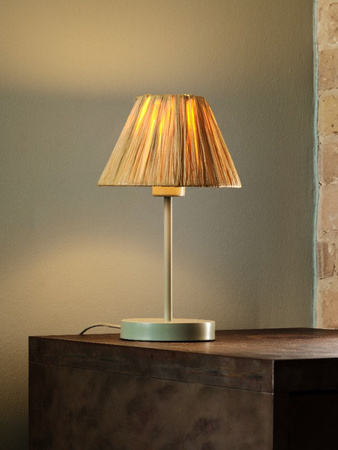 Tischlampe Schreibtisch Leuchte Stehend Dekorativ E27 Braun Grün USB-C Dekor Ledvance