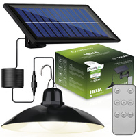 Solar-LED-Lampe, Hängelampe IP44 4000K+Fernbedienung HELIA LUMILED