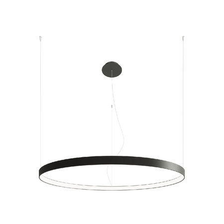 LED-Pendelleuchte RIO 70W 4000K Kronleuchter Rund 110cm Schwarz SOLLUX