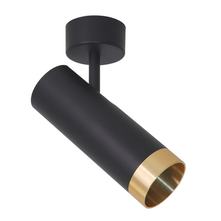 GU10 Schwarzgold FADO Sanico Goldlux Wand- und Decken-Reflektorstrahler