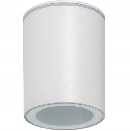 Runde Aufbau-Deckenleuchte Aqilo GU10 IP65 Spot Tube Weiß KANLUX