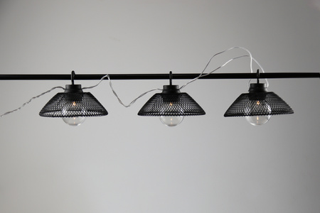 LED-Gartengirlande Batterie 2,1 m betrieben mit 2xAA ASTRA GOLDLUX Batterien (Polux)