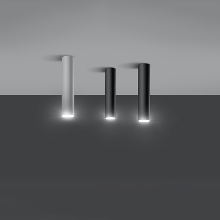 Aufbaustrahler LAGOS 30 GU10 Spot Tuba Minimalist Weiß SOLLUX