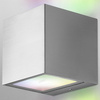 Intelligente LEDVANCE WIFI SMART+ BRICK WALL SILVER GREY Fassadenwandleuchte 14W 550lm LEDVANCE