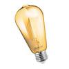 LED Lampen E27, Glühbirne ST64 6W = 50W 660lm 360° 2200K warm Glühfaden LUMILED