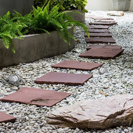 Solar LED Garten Stein 6500K Außen Dämmerungssensor