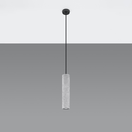 LUVO 1 GU10 Loft Pendelleuchte Schwarz und Grau SOLLUX