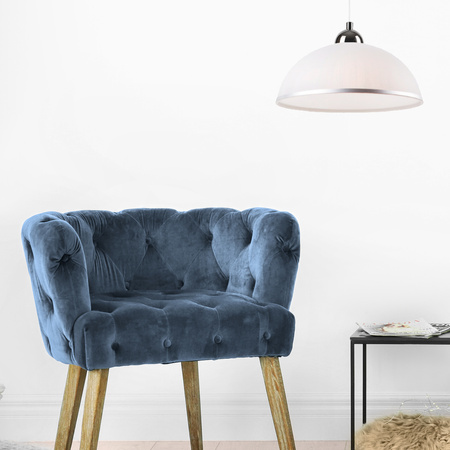 MEL E27 Weiß Silber Klassisch Pendelleuchte LM-1.62 Lamkur