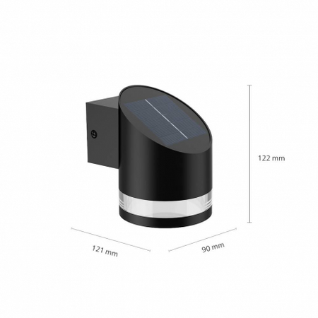 LED Solar-Fassadenleuchte FYVE 1.5W 2700K IP44 Dämmerungssensor PHILIPS