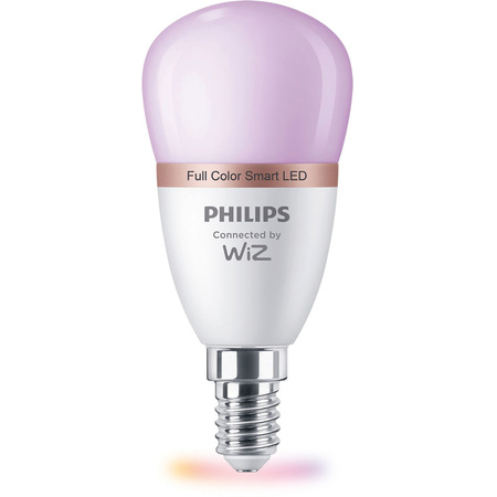 LED-Glühbirne E14 P45 4.9W = 40W 2200-6500K + RGB SMART WiFi Philips WiZ