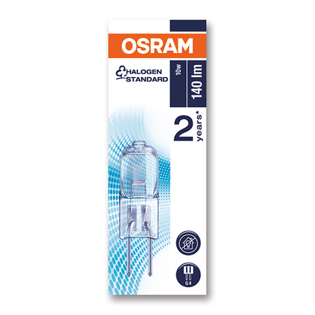 Halogenlampe G4 Kapsel 10W 140LM 12V Halostar Backofen OSRAM