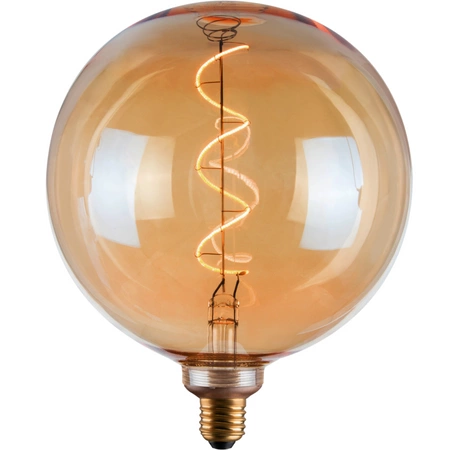 Dekorative LED Lampe E27 FILAMENT G200 4W 260lm 1800K Warm 320° DecoVintage Amber GOLDLUX (Polux)